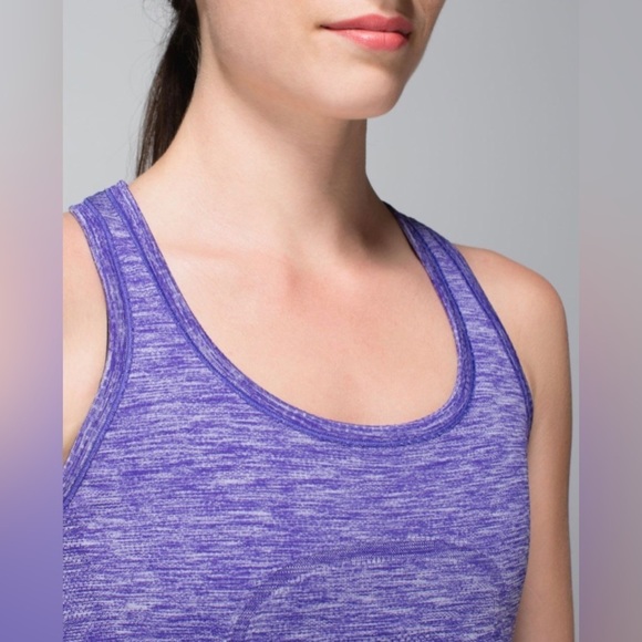 Lululemon Run Swiftly Tech‎ Racerback Tank Top Berry Purple Size 4 US  W1F10S - Picture 3 of 11